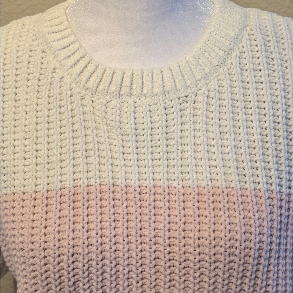 Francesca’s Mi Ami Colorblock Knit Sweater - Picture 3 of 5